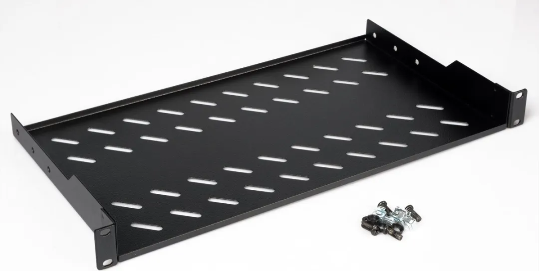 Roline 19-inch Plank 1U 250mm - 15kg Zwart