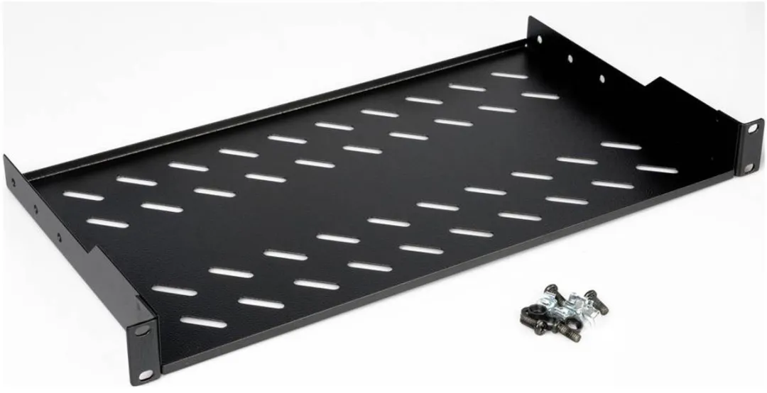 Roline 19-inch Plank 1U 250mm - 15kg Zwart