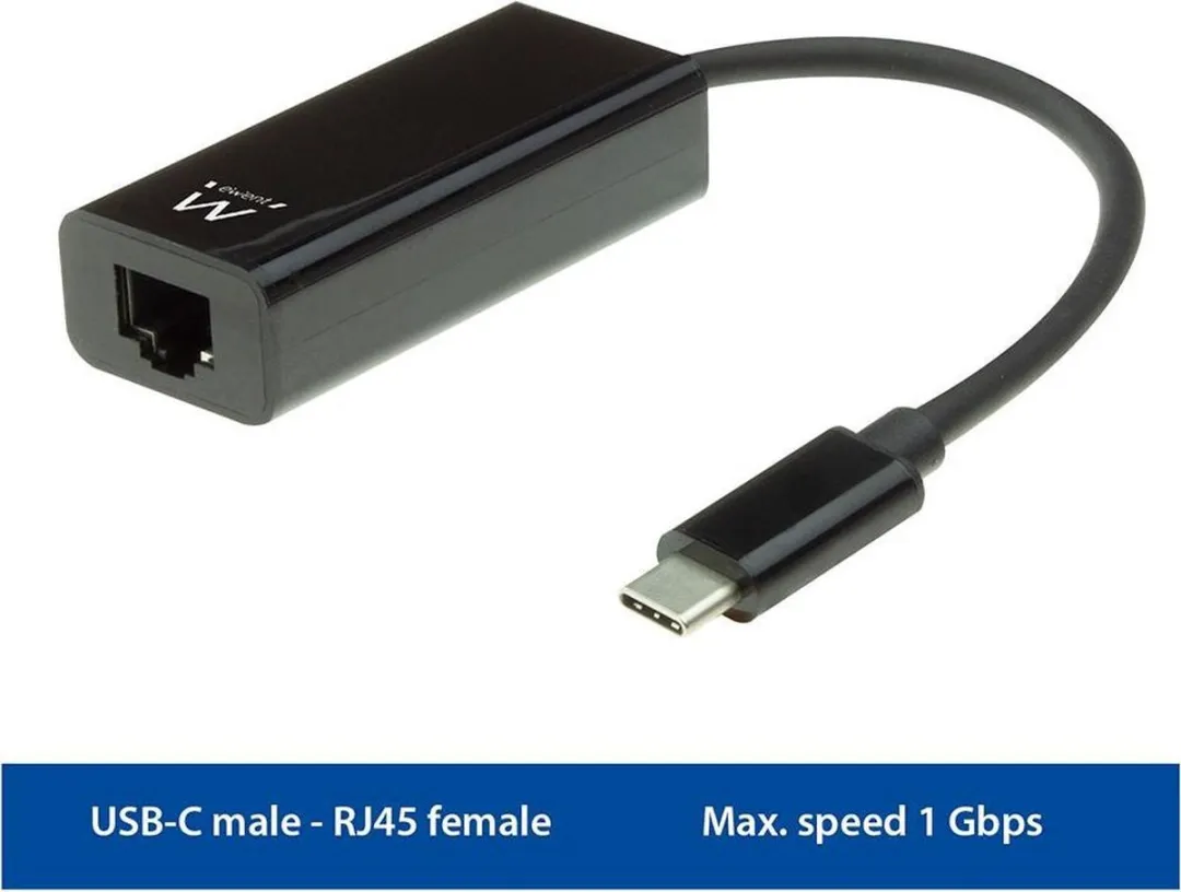Ewent EW9828 USB-C naar Gigabit Ethernet Adapter