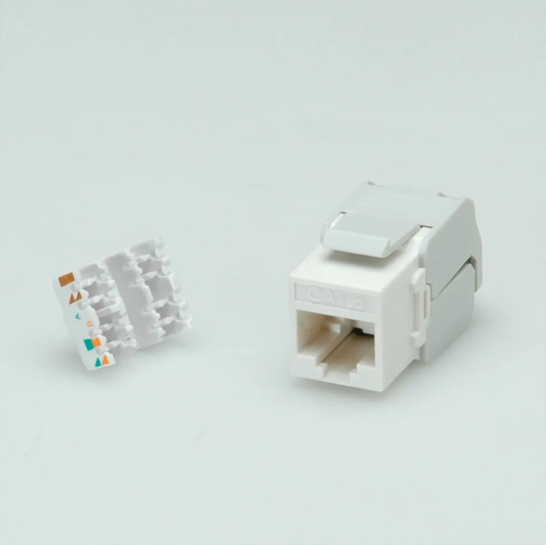 Roline Cat.6 Keystone Wit - 1x RJ45 - afbeelding 4 van 5