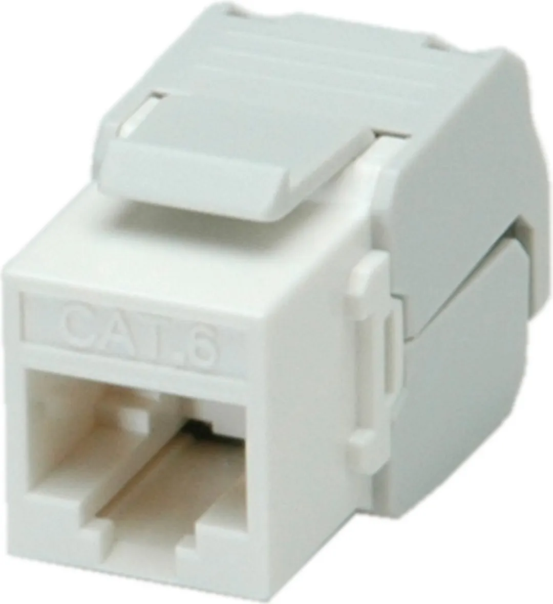 Roline Cat.6 Keystone Wit - 1x RJ45 - afbeelding 3 van 5