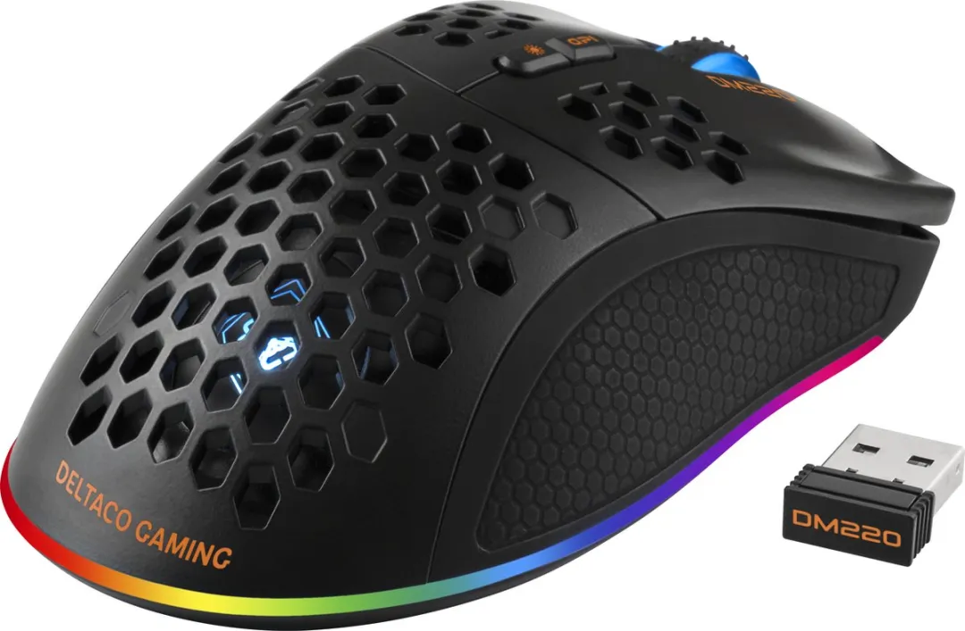 Deltaco DM220 GAM-120 Gaming Muis - 6400 DPI - Zwart - afbeelding 6 van 6