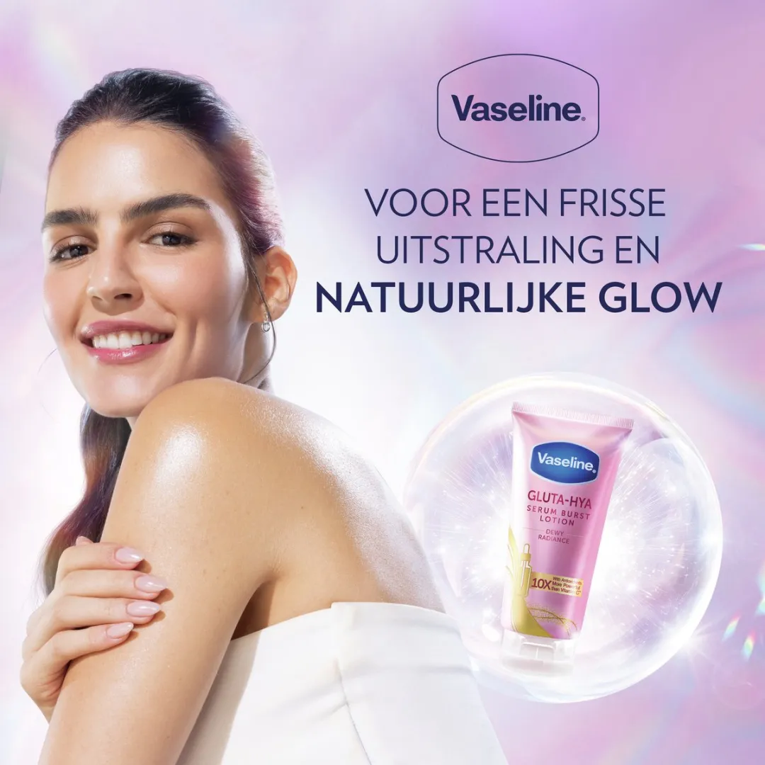 Vaseline Dewy Radiance Lotion 200ml - 6 Stuks