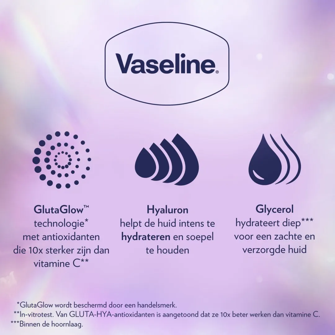 Vaseline Dewy Radiance Lotion 200ml - 6 Stuks - afbeelding 6 van 6