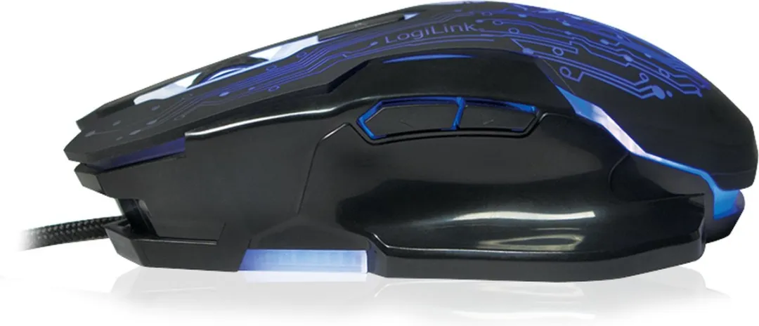 Logilink ID0137 Ambidextrous Muis - 2400 DPI - Zwart