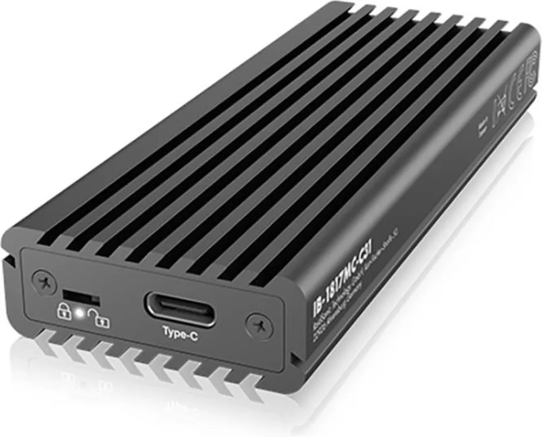 Icy Box IB-1817MC-C31 M.2 SSD-behuizing - Grijs