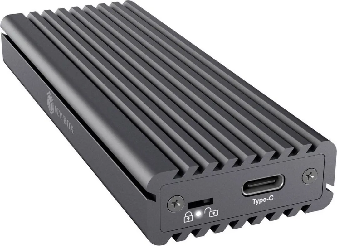 Icy Box IB-1817MC-C31 M.2 SSD-behuizing - Grijs