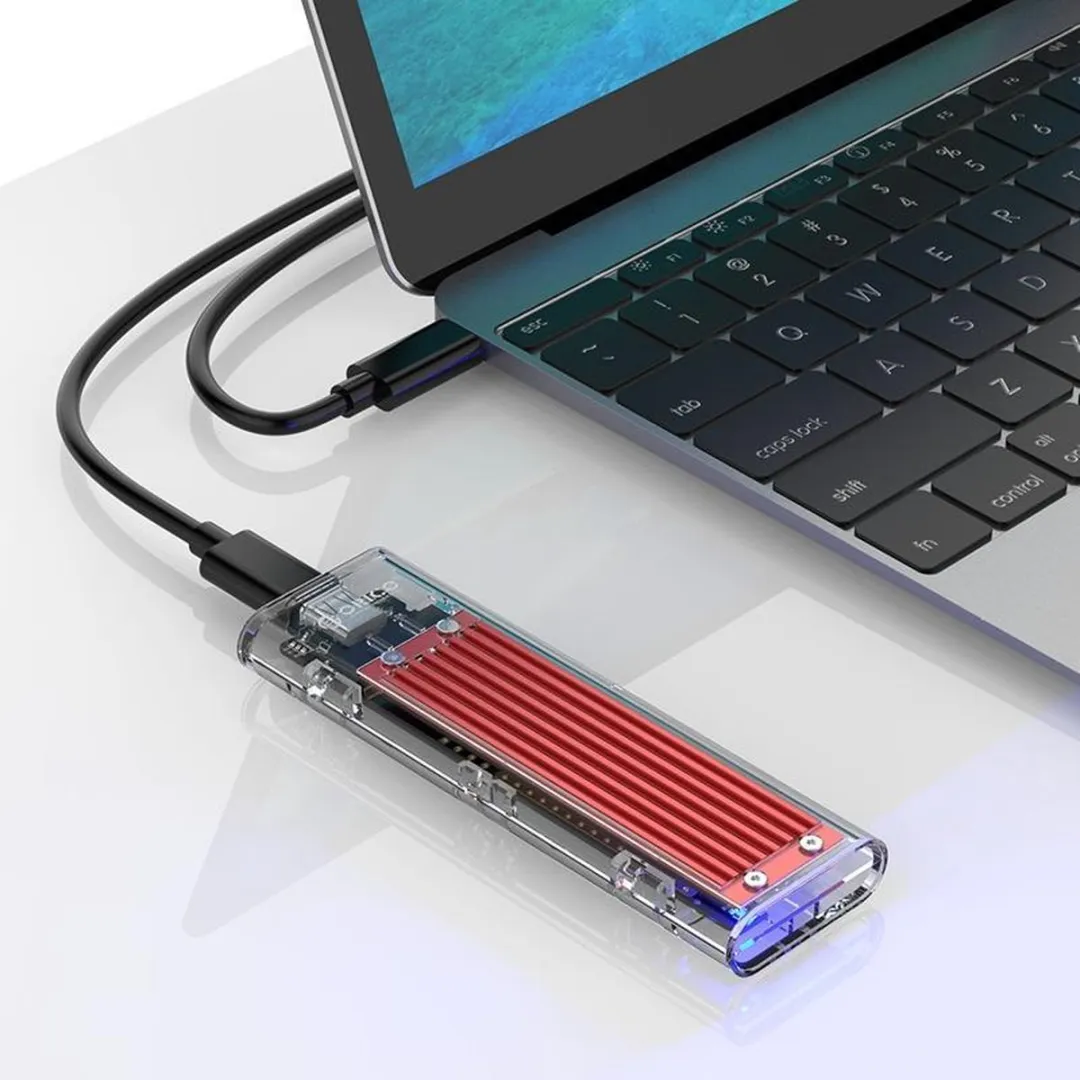 ORICO ORI-TCM2-C3-RD NVMe M.2 SSD Behuizing 10Gbps - Rood