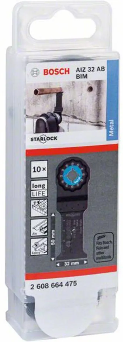 Bosch AIZ 32 AB Invalzaagblad Metaal 50x32mm - 10 Stuks - afbeelding 2 van 4