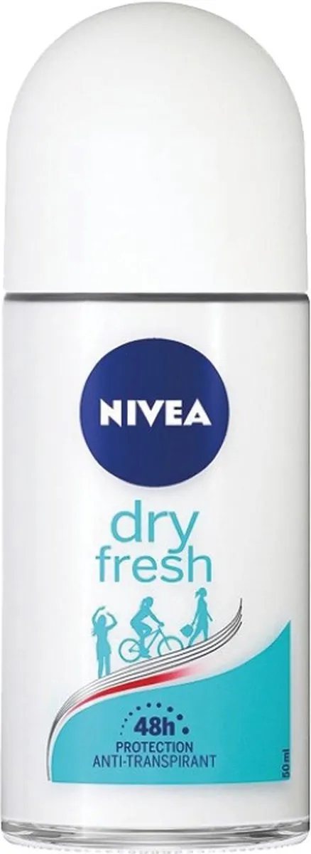 NIVEA Deo Roll-on Dry Fresh 50ml - 6 Stuks