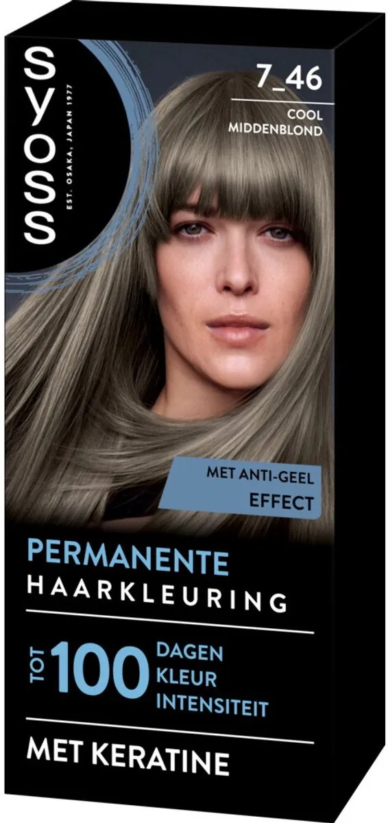 SYOSS Coloration 7-46 Cool Middenblond Haarverf 2300ml - 20 Stuks
