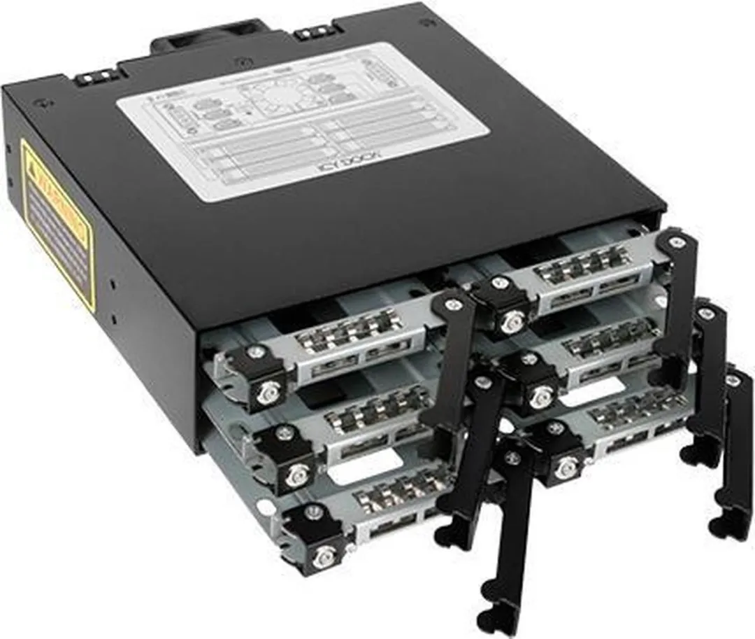Icy Box ToughArmor MB996SK-6SB 2.5" Behuizing - Zwart - afbeelding 4 van 5