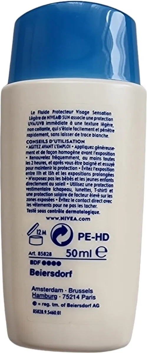 NIVEA Sun Sensation Legere 50ml - Gezicht