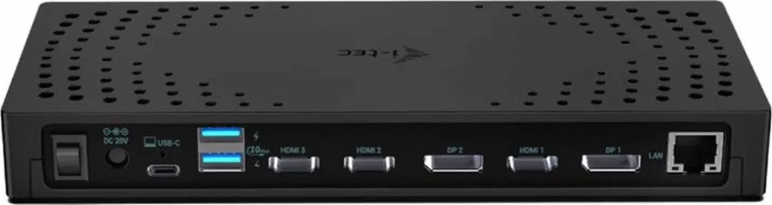 I-tec CATRIPLE4KDOCKPD2 Universeel Docking Station - 3x 4K - 100W - Zwart - afbeelding 6 van 6