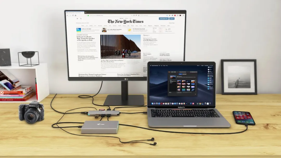 I-tec Metal USB-C Nano Dock C31NANODOCKLANPD - HDMI 4K - 3x USB + Ethernet - 60W - afbeelding 6 van 6