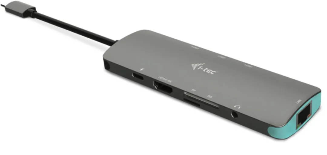 I-tec Metal USB-C Nano Dock C31NANODOCKLANPD - HDMI 4K - 3x USB + Ethernet - 60W
