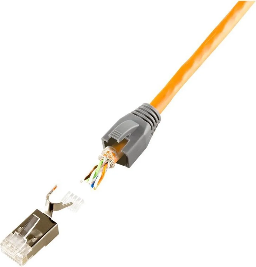 Logilink MP0033 RJ45 Modulaire Connector - Cat6A/7 - 50 Stuks - Grijs