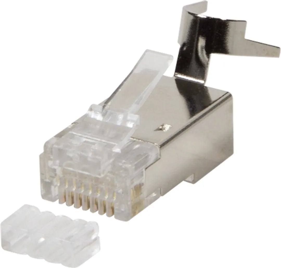 Logilink MP0033 RJ45 Modulaire Connector - Cat6A/7 - 50 Stuks - Grijs