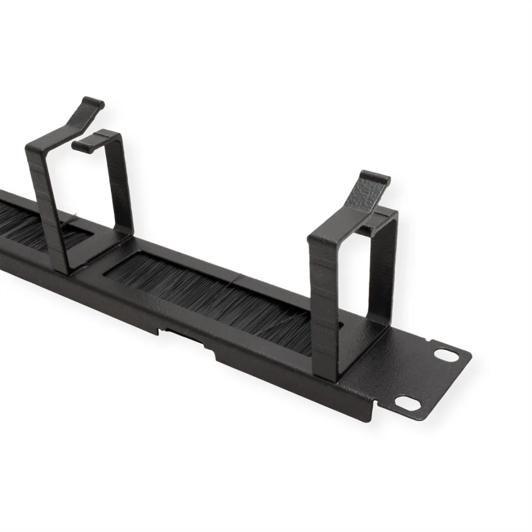 Roline 19-inch Rangeerpaneel 1U - 44x60mm - Zwart - afbeelding 2 van 4