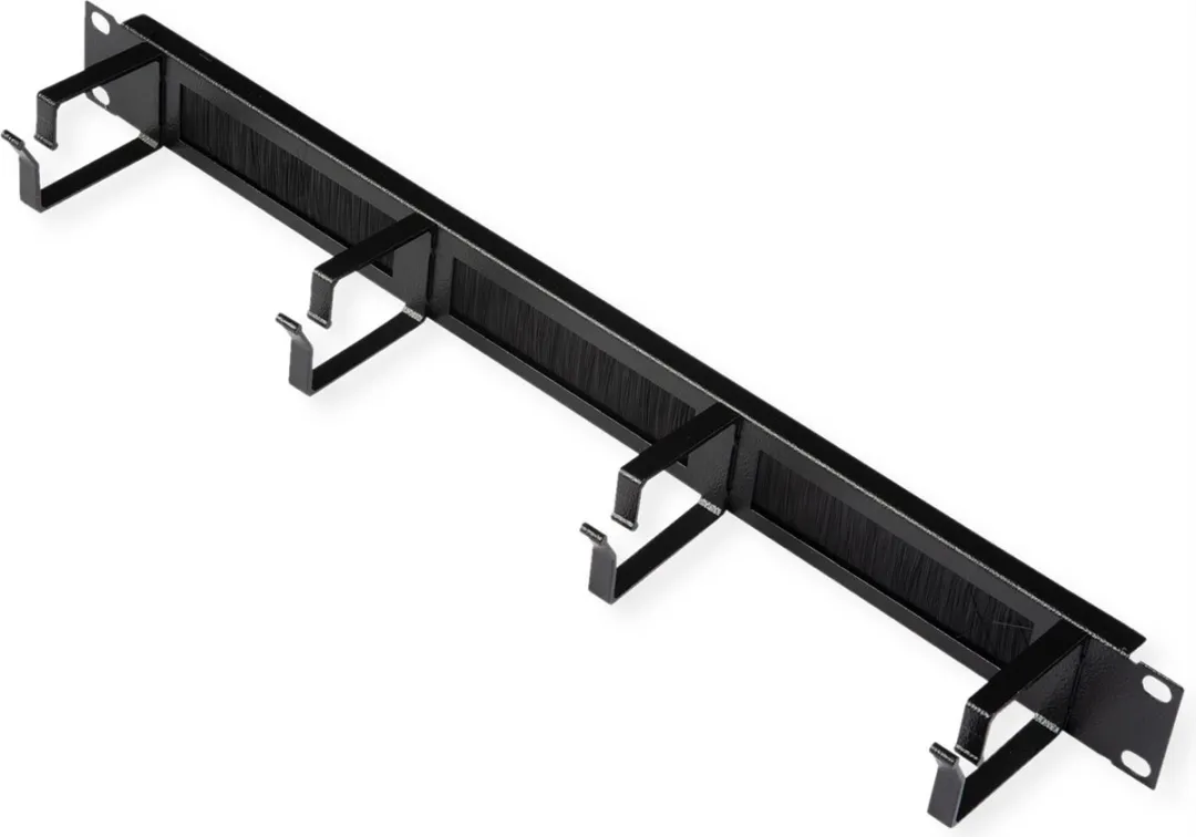 Roline 19-inch Rangeerpaneel 1U - 44x60mm - Zwart - afbeelding 3 van 4
