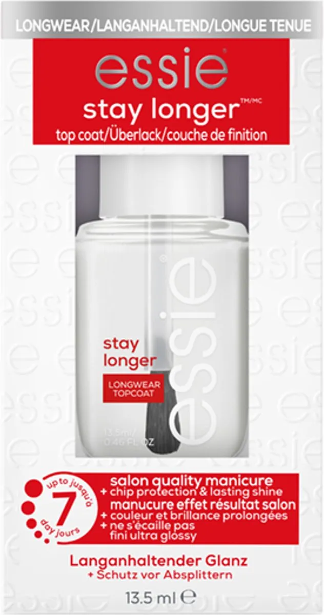 essie Stay Longer Topcoat 13,5ml