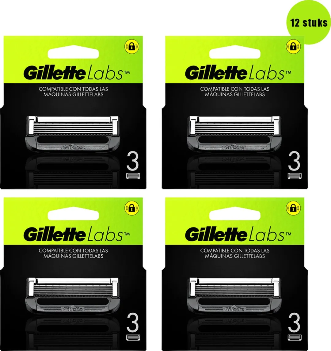 Gillette Labs Navulmesjes Exfoliating Bar Verwarmd Scheermes