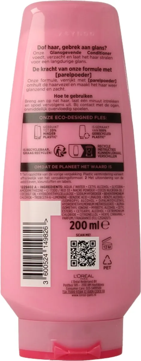 L'Oréal Paris Elvive Nutri-Gloss Conditioner 200ml