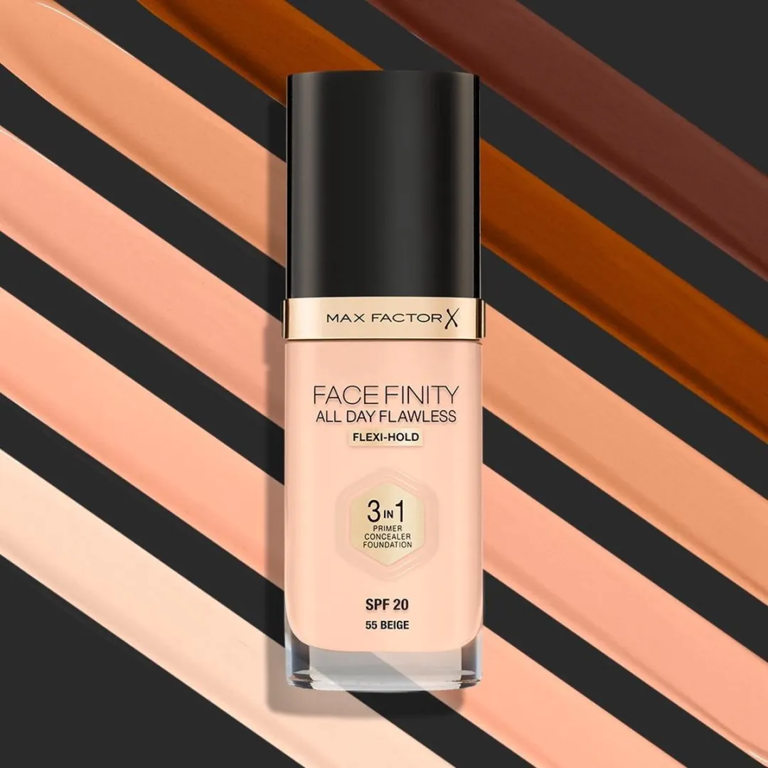 Max Factor Facefinity 3-in-1 Liquid Foundation 045 Warm Almond - 30ml