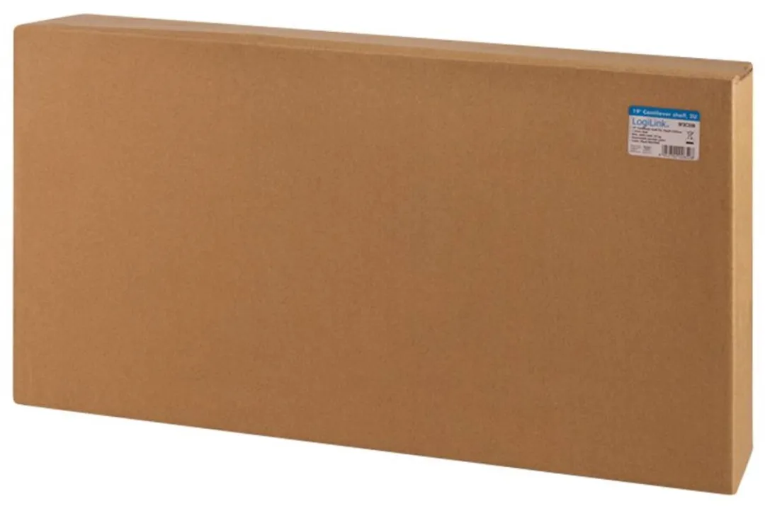 Logilink SF2C35B Apparaatbodem 19" - 2 HE - 450mm - Zwart