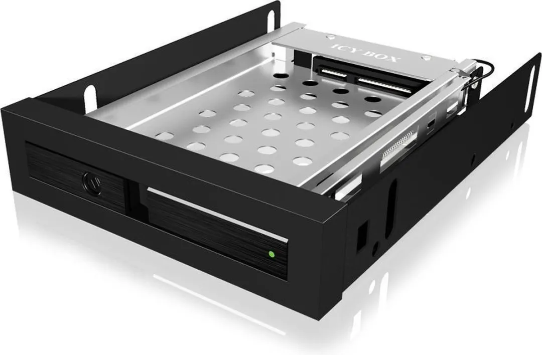 Icy Box IB-2217StS HDD/SSD-behuizing 1.8" - Zwart