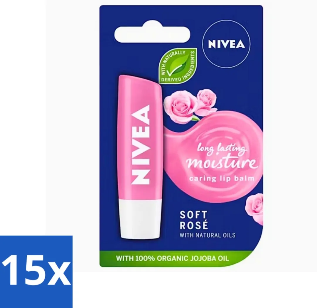 NIVEA Lippenbalsem Soft Rose 5,5g