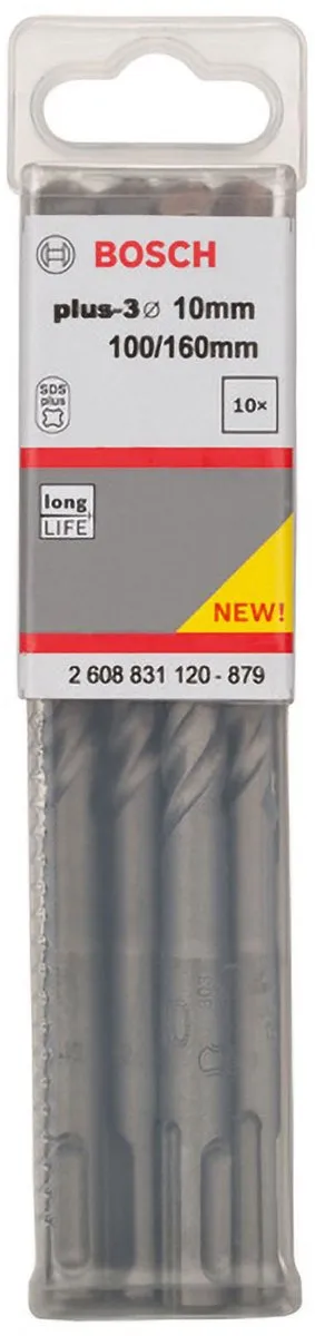 Bosch SDS-Plus-3 Boor 10x100mm - 10 Stuks