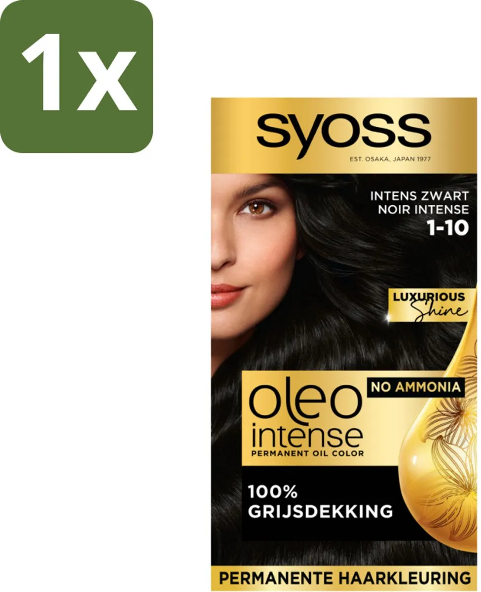 SYOSS Oleo Intense Haarverf Intens Zwart 115ml