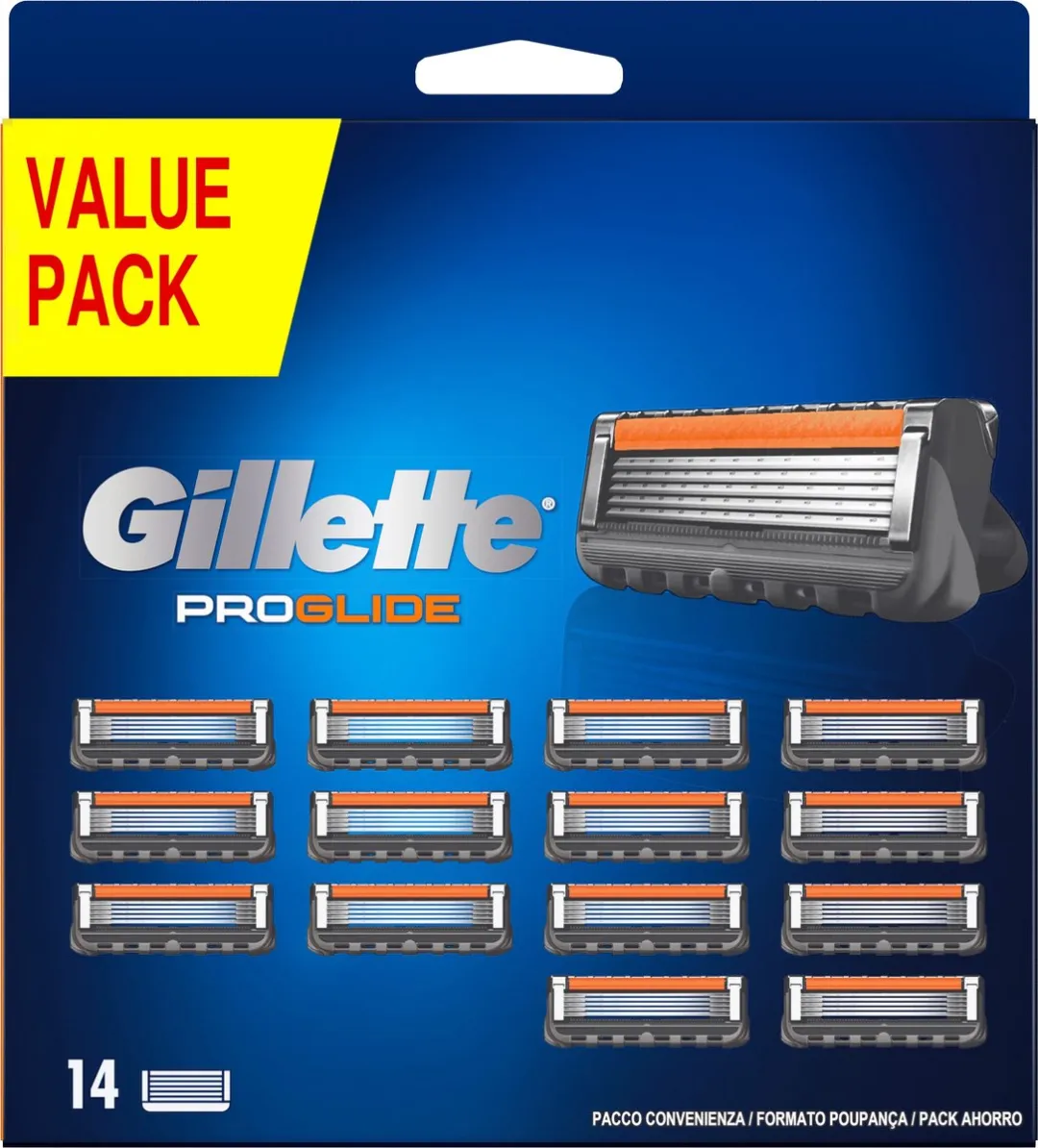 Gillette ProGlide Navulmesjes 14 Stuks