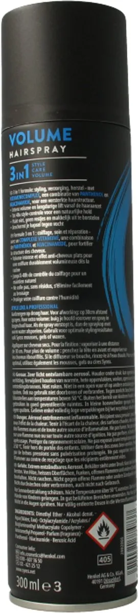 Syoss Volume Haarspray - 300 ml