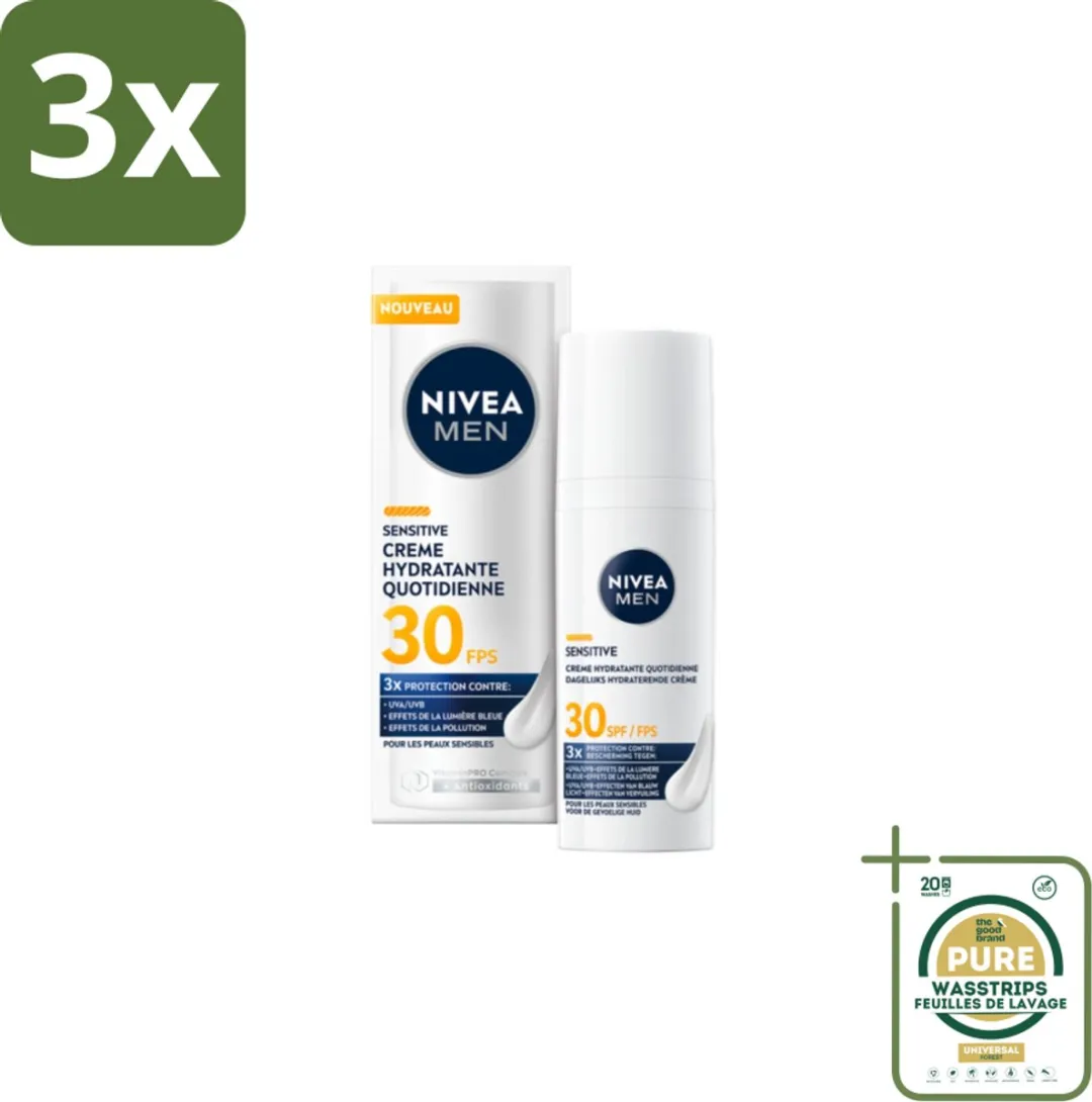 NIVEA MEN Gezichtscrème Sensitive SPF30 150ml