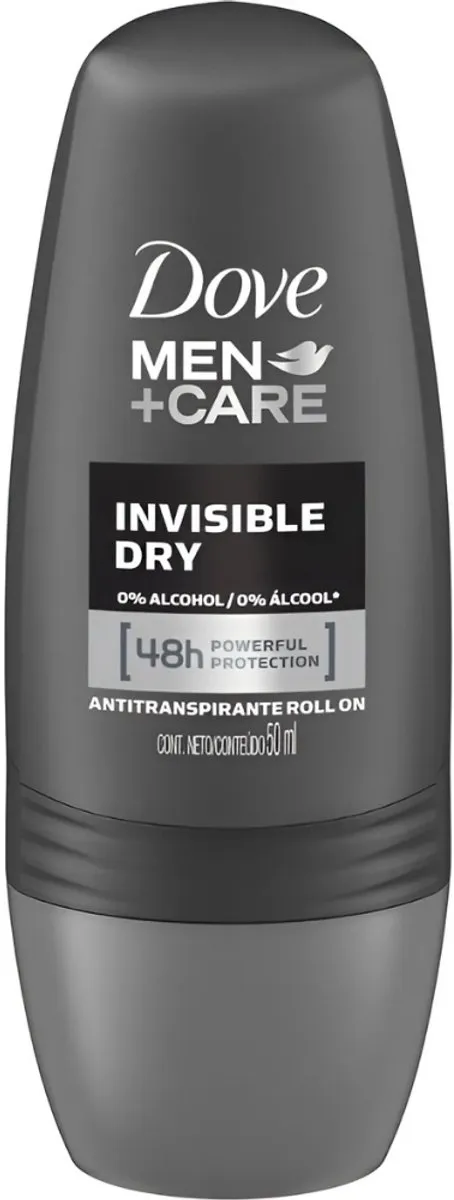 Dove Men+Care Invisible Dry Roll-on Deodorant 100ml - 2 Stuks