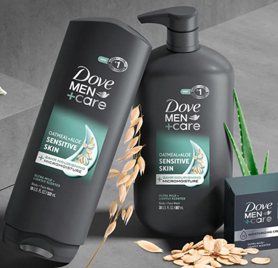 Dove Men+Care Body & Face Wash Sensitive Skin 887ml