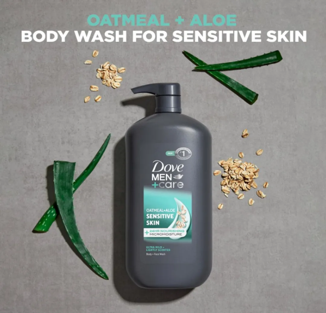 Dove Men+Care Body & Face Wash Sensitive Skin 887ml