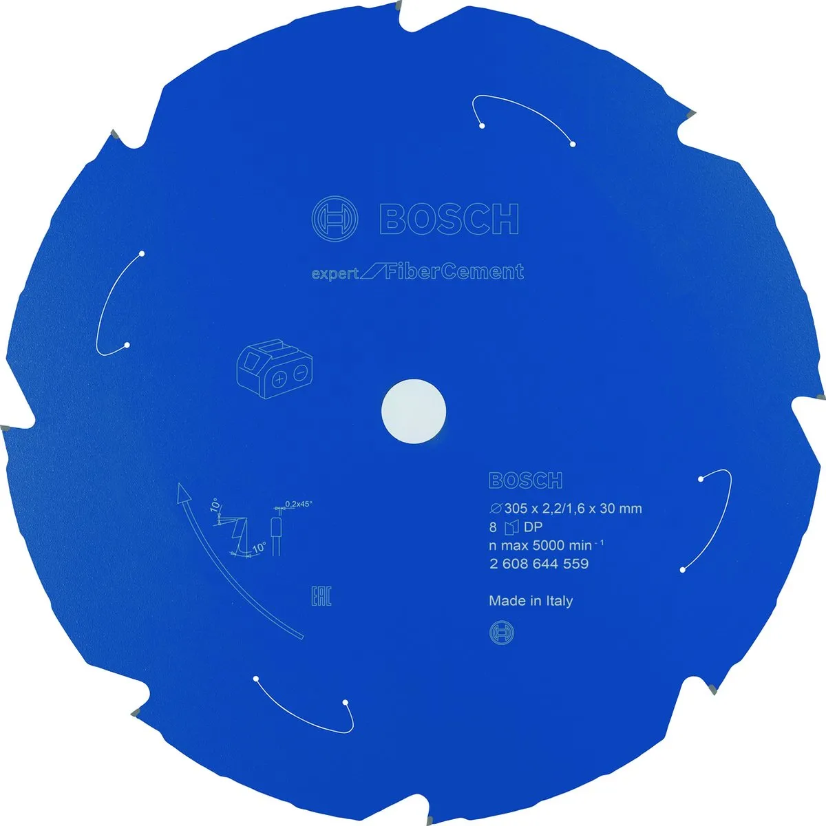 Bosch Expert Cirkelzaagblad 2608644559 - 305mm 8T Carbide