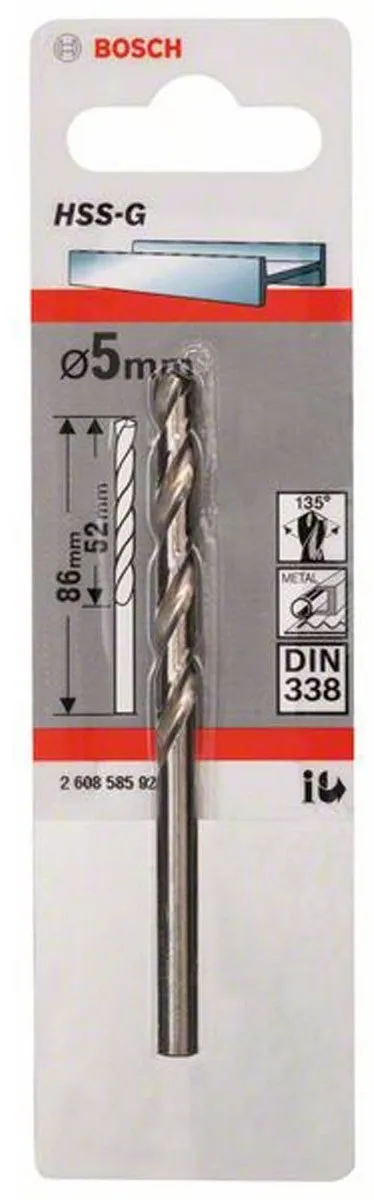 Bosch Metaalboren HSS-G 5mm
