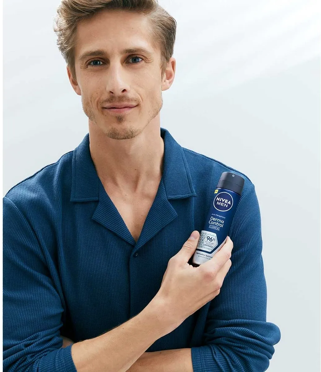 NIVEA MEN Derma Control Anti-transpirant Spray 96u - 6x150ml