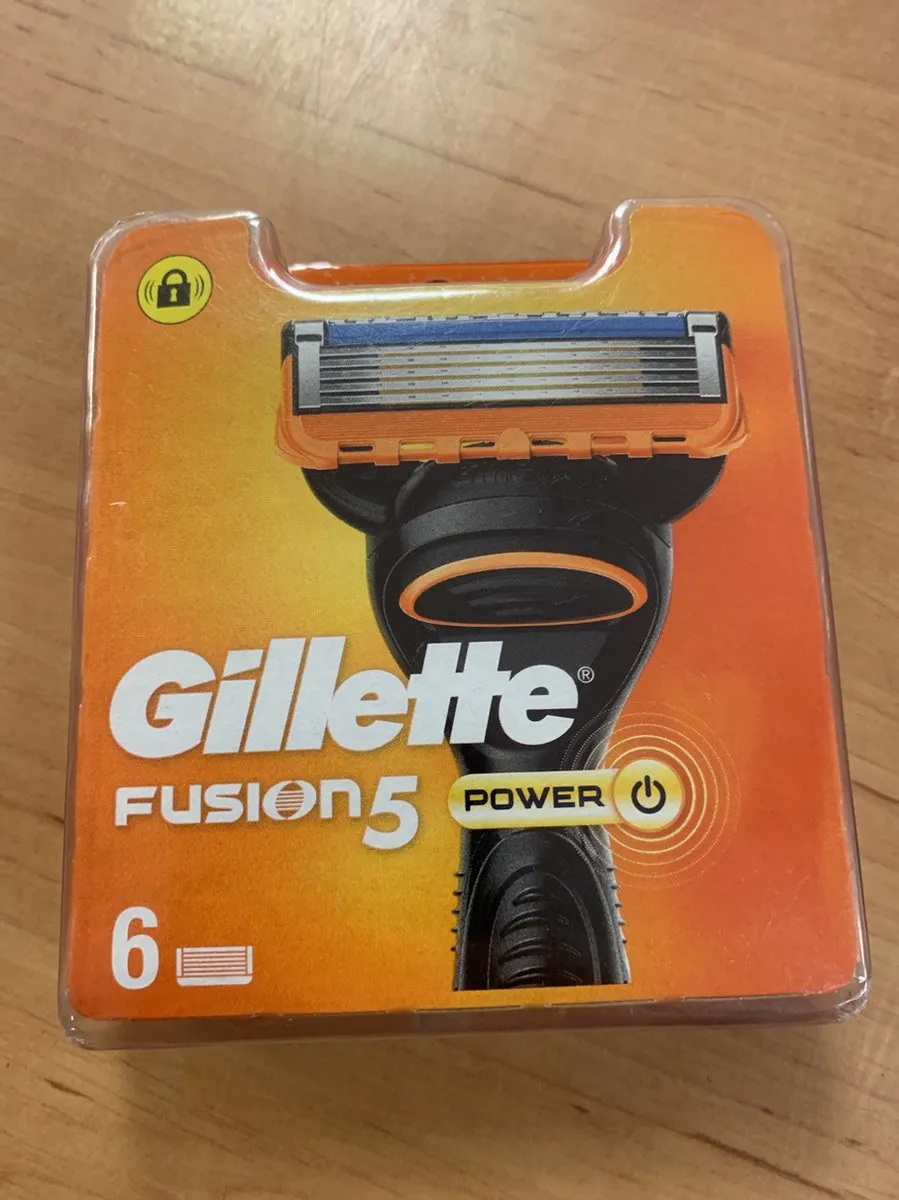 Gillette Fusion Power Wk Do Machientjes - 6 Stuks - Oranje/Blauw