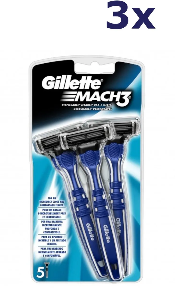 Gillette Mach3 Wegwerpscheermesjes
