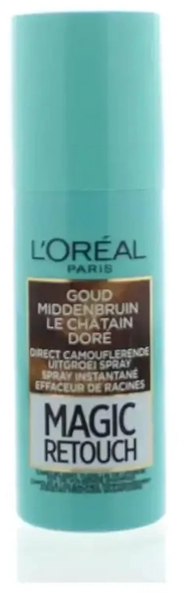 L'Oréal Paris Magic Retouch Goud Middenbruin 75ml