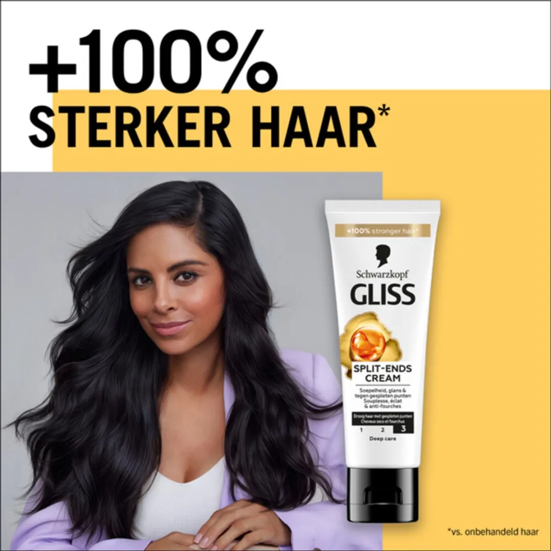 Schwarzkopf Gliss Split-Ends Cream 50ml - 6 Stuks