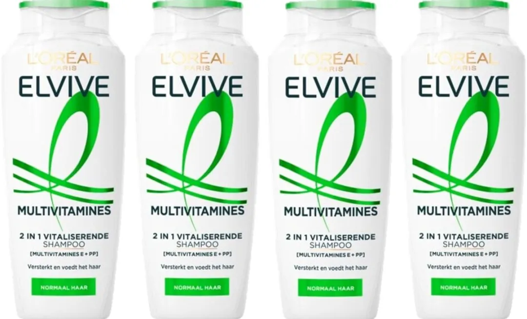 L'Oréal Paris Elvive Multivitamines Shampoo 4x250ml