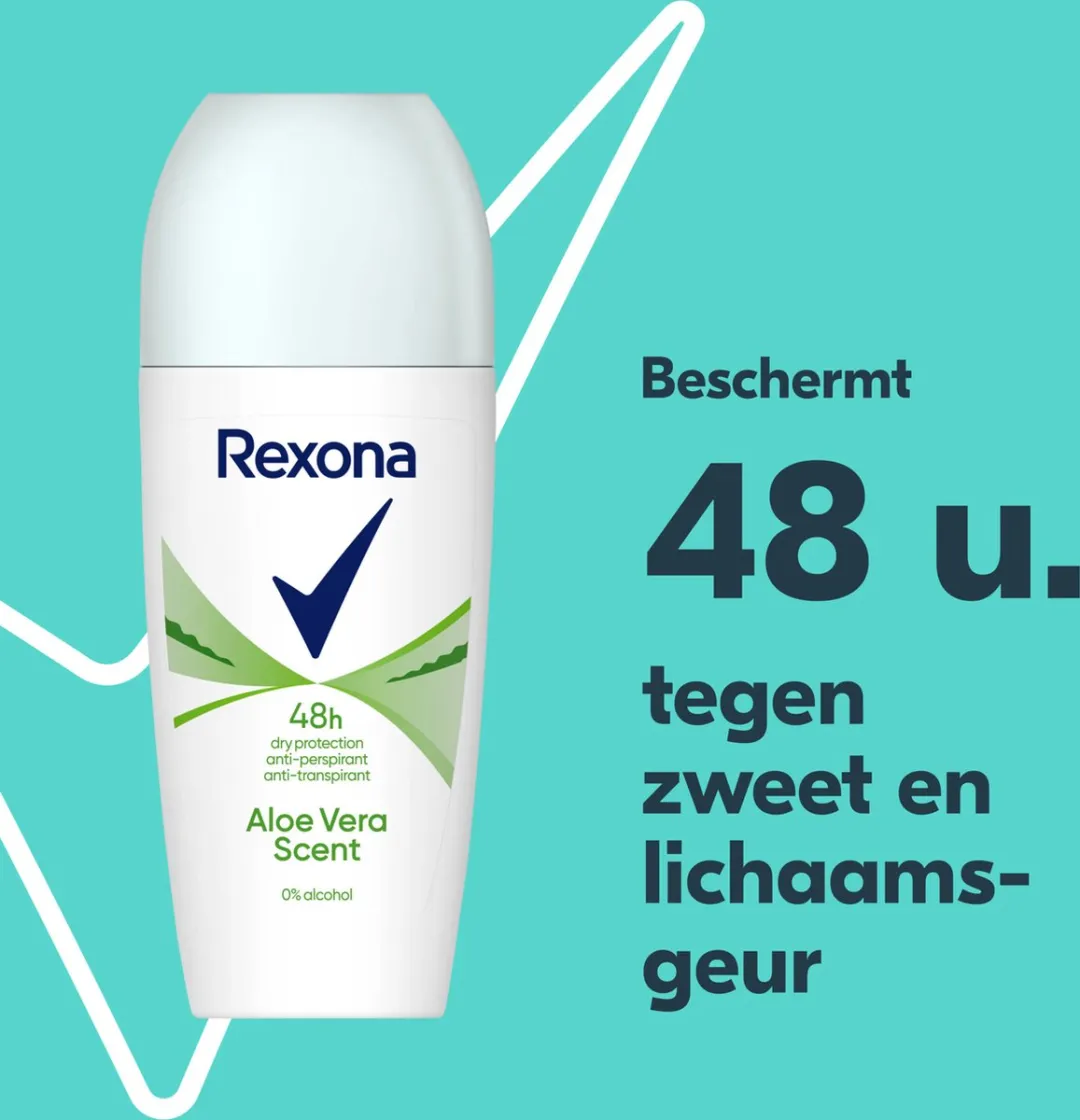 Rexona Women Dry Protection Anti-Transpirant Roller - 300ml (6x50ml) - Aloë Vera