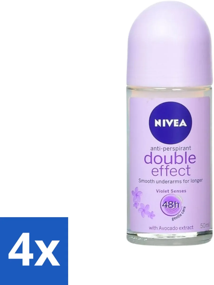 NIVEA Double Effect Deodorant Roller 50ml