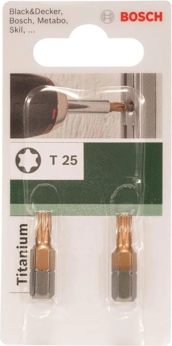 Bosch Schroefbit Titanium T25